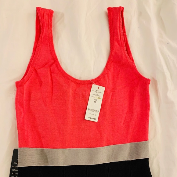 Bebe Color Block Flare Tank dress size M - Picture 5 of 11